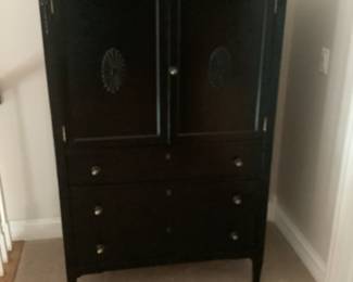 Black storage cabinet $125