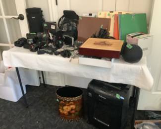 Cameras and other office supplies