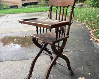 Darling vintage high chair 