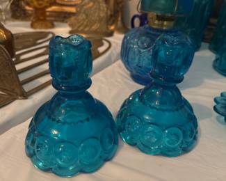 Moon and Star Pattern Glass