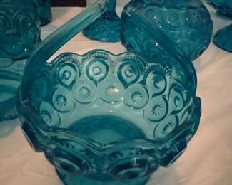 Moon and Star Pattern Glass