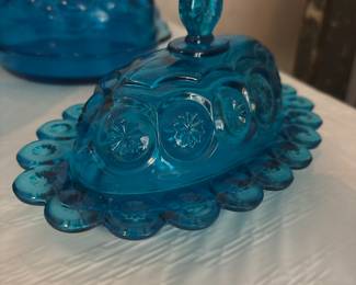 Moon and Star Pattern Glass