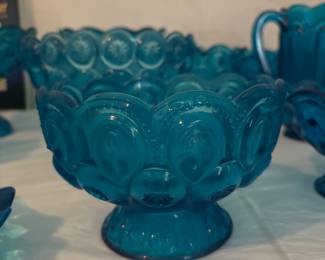 Moon and Star Pattern Glass