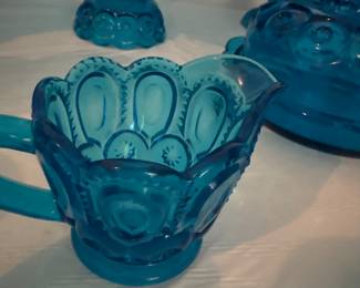 Moon and Star Pattern Glass