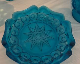 Moon and Star Pattern Glass