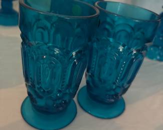 Moon and Star Pattern Glass