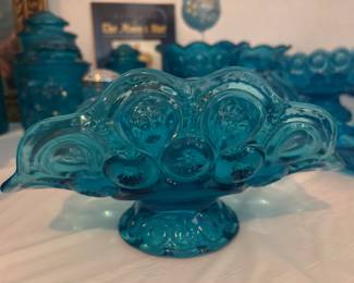 Moon and Star Pattern Glass