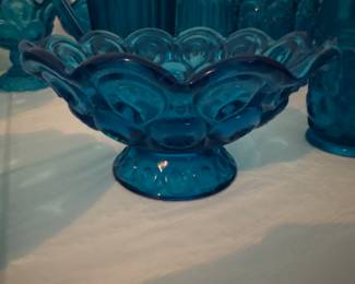 Moon and Star Pattern Glass