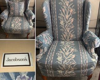 Two Wing Back Chairs from Jacobson’s