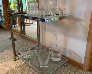 Beautiful Vintage Beverage Cart 