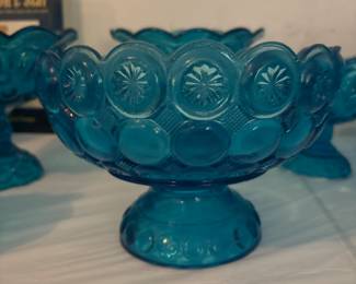 Moon and Star Pattern Glass