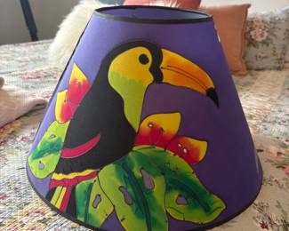 Toucan lampshade