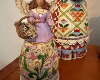 Jim Shore Heartwood Creek October Angel Figurine