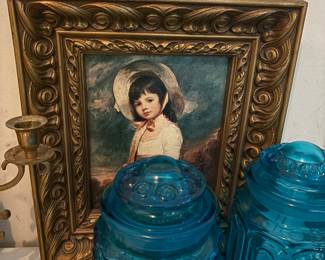 Moon and Star Pattern Glass