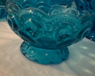 Moon and Star Pattern Glass