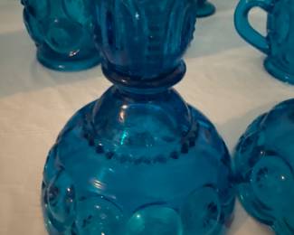 Moon and Star Pattern Glass