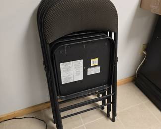 Set of 4 Folding Chairs (Basement)