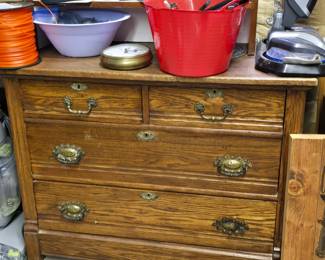 Oak Dresser (Garage)