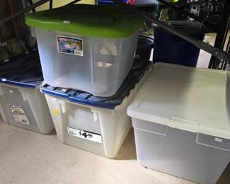 Storage Tubs (Garage)