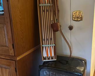 Bow and arrows 
Bow by E Martin 
50# @28
Serengeti 