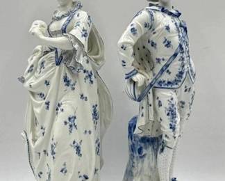 porcelain statues