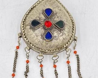 moroccan fibula pendant