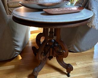 Marble top table