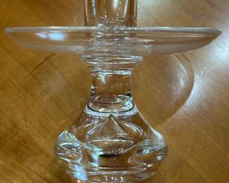 Steuben glass candle holder 
( 2 pair available )