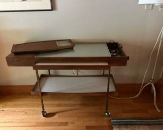 Mid-century serving cart