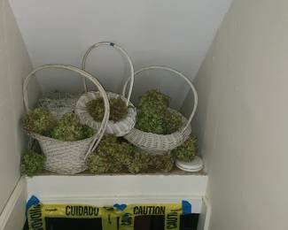 Antique baskets