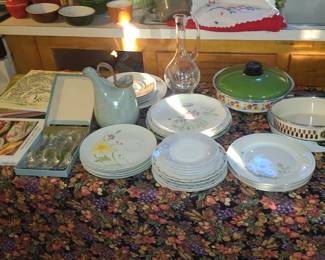 Vintage China and cookware