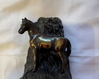 Horse foal bookend