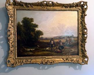 Original oil painting by William Shayer 1787-1879 English landscape painter