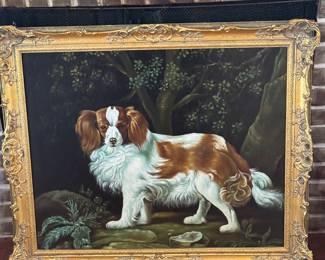 Oil painting King Charles Spaniel