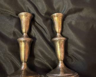 Sterling candlesticks