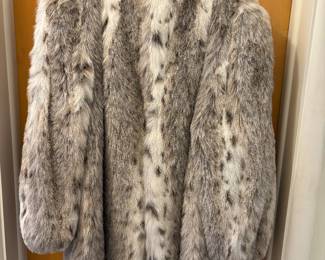Vintage Jordache faux fur coat