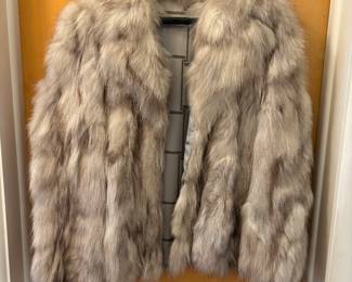 Vintage fox fur coat