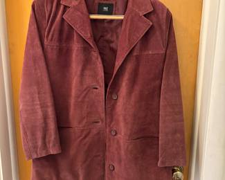 Vintage purple suede jacket