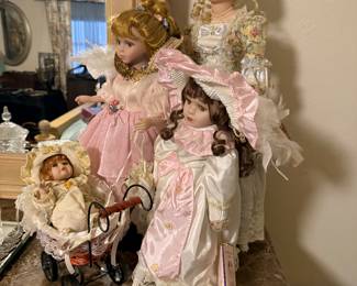 Lots & Lots of Porcelain Dolls