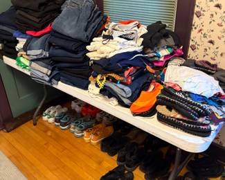 Lots of shoes! Women’s sizes 7-8 Birkenstock, Dansko, Adidas, Nike