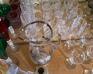 Tons of glassware