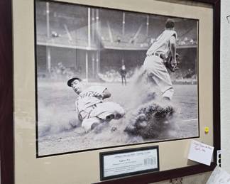 FRAMED BASEBALL PHOTOGRAPH