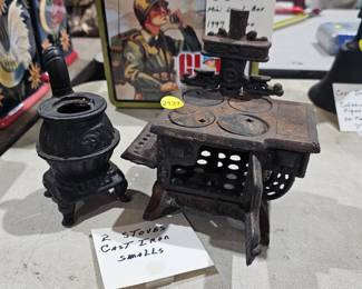 CAST IRON SAMPLE STOVES