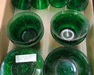 GREEN GLASS LOT