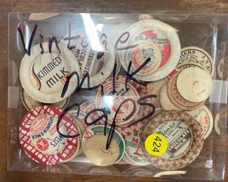 VINTAGE MILK BOTTLE CAPS