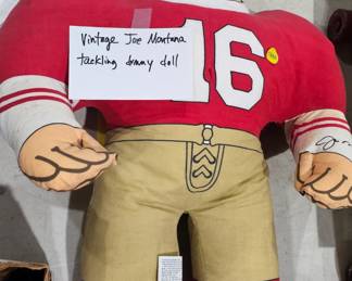 VINTAGE JOE MONTANA FOOTBALL DOLL