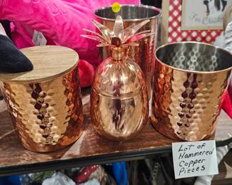 HAMMERED COPPER PIECES