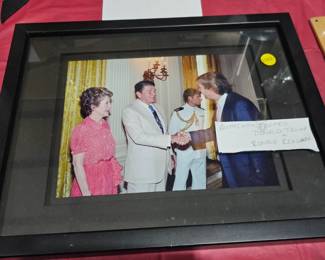FRAMED REAGAN / TRUMP PHOTOGRAPHY 