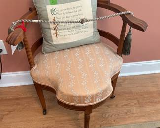 victorian corner chair