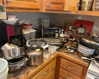 toaster oven, coffee maker